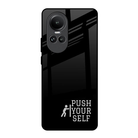 Push Your Self Glossy Case for Oppo Reno10 5G