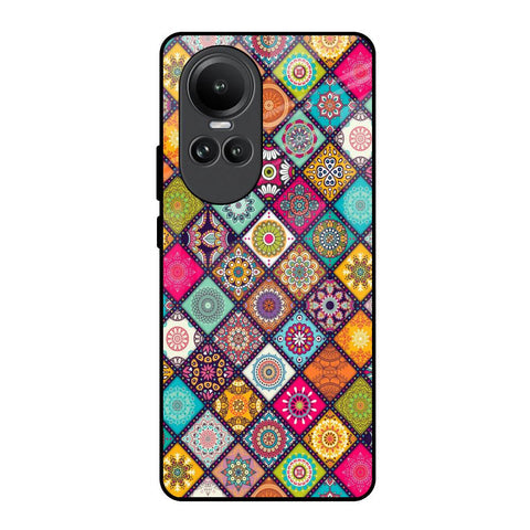 Multicolor Mandala Glossy Case for Oppo Reno10 5G