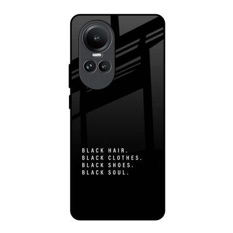 Black Soul Glossy Case for Oppo Reno10 5G