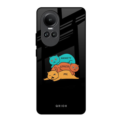 Anxiety Stress Glossy Case for Oppo Reno10 5G