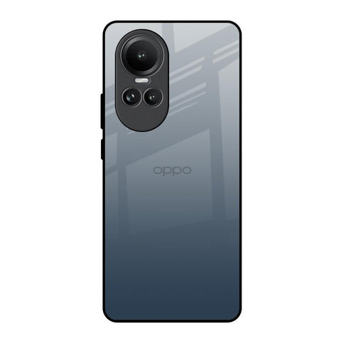 Smokey Grey Color Glossy Case For Oppo Reno10 5G