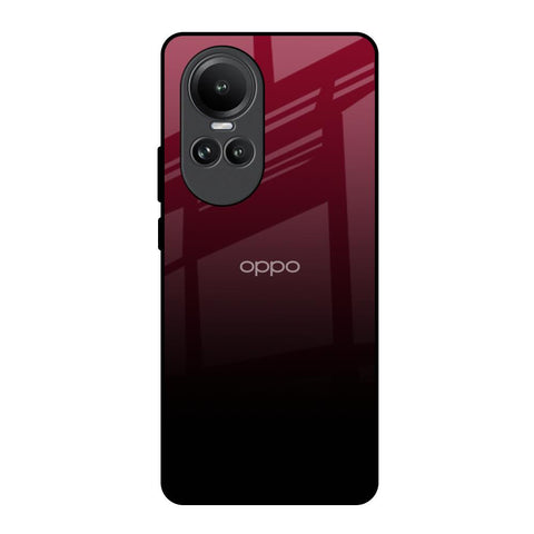 Wine Red Glossy Case For Oppo Reno10 5G