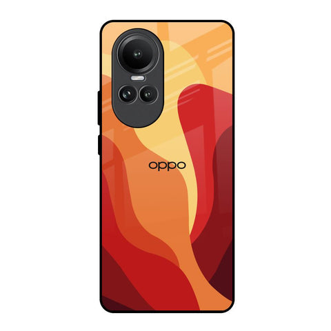 Magma Color Pattern Glossy Case for Oppo Reno10 5G
