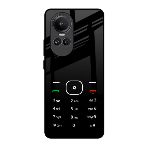 Classic Keypad Pattern Glossy Case for Oppo Reno10 Pro 5G