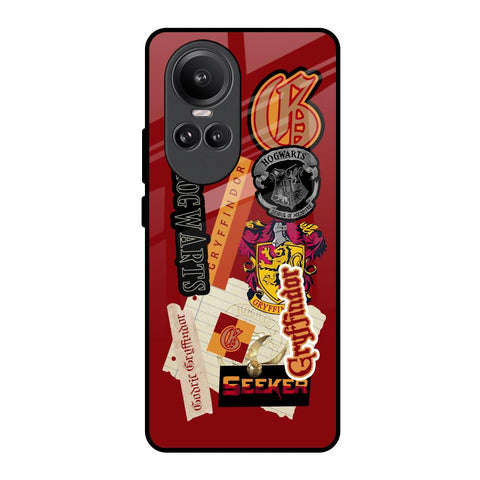 Gryffindor Glossy Case for Oppo Reno10 Pro 5G