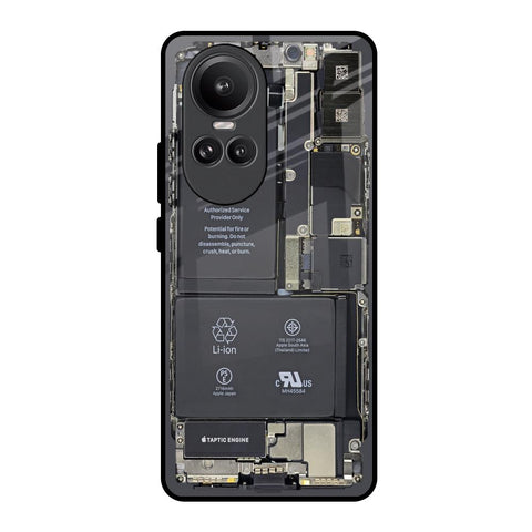 Skeleton Inside Glossy Case for Oppo Reno10 Pro 5G