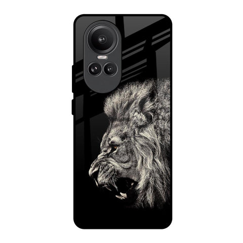 Brave Lion Glossy Case for Oppo Reno10 Pro 5G