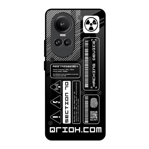 Futuristic Art Glossy Case for Oppo Reno10 Pro 5G