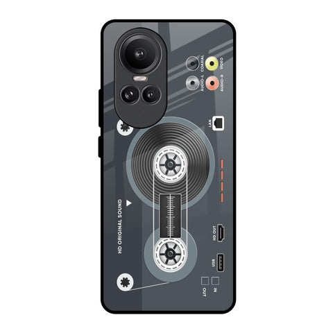 Retro Recorder Glossy Case for Oppo Reno10 Pro 5G