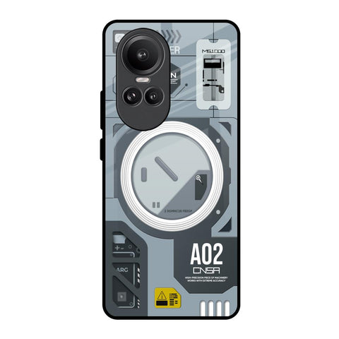 Modern Technology Glossy Case for Oppo Reno10 Pro 5G
