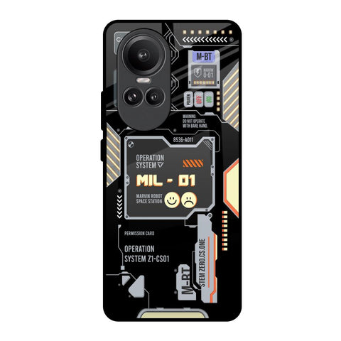 Exposed Parts Glossy Case for Oppo Reno10 Pro 5G