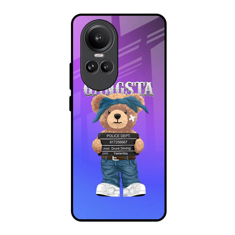 Gangsta Bear Glossy Case for Oppo Reno10 Pro 5G