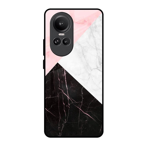 Marble Collage Art Glossy Case For Oppo Reno10 Pro 5G
