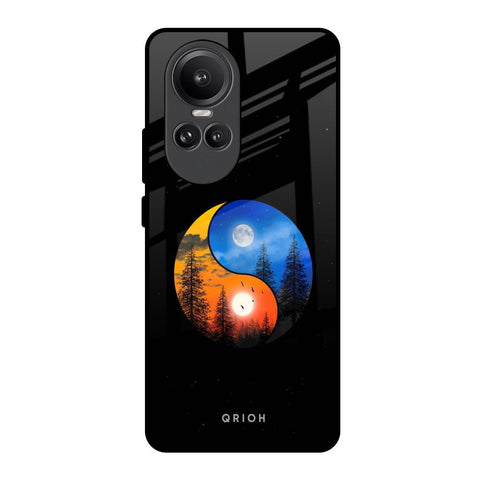Yin Yang Balance Glossy Case for Oppo Reno10 Pro 5G