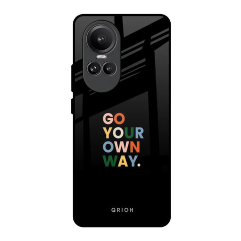 Go Your Own Way Glossy Case for Oppo Reno10 Pro 5G