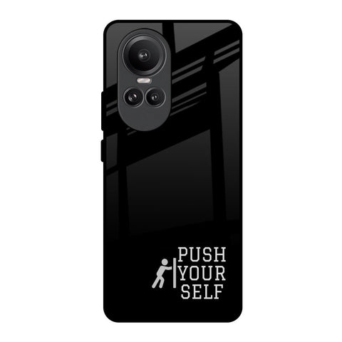 Push Your Self Glossy Case for Oppo Reno10 Pro 5G