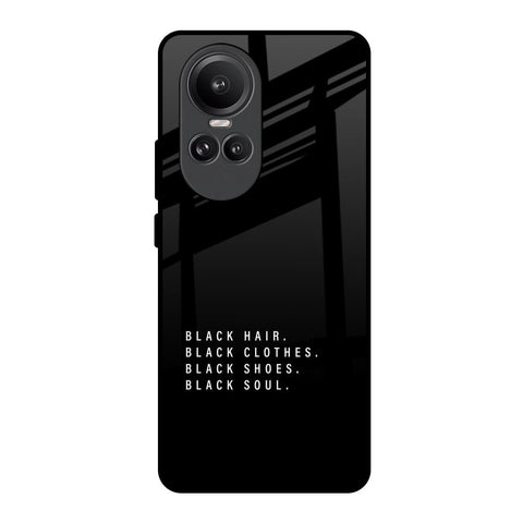 Black Soul Glossy Case for Oppo Reno10 Pro 5G