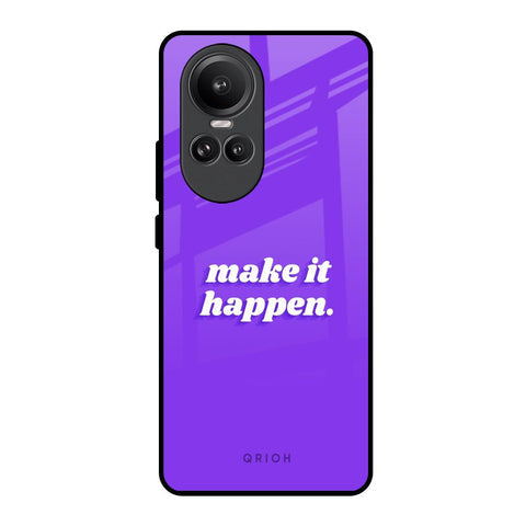 Make it Happen Glossy Case for Oppo Reno10 Pro 5G
