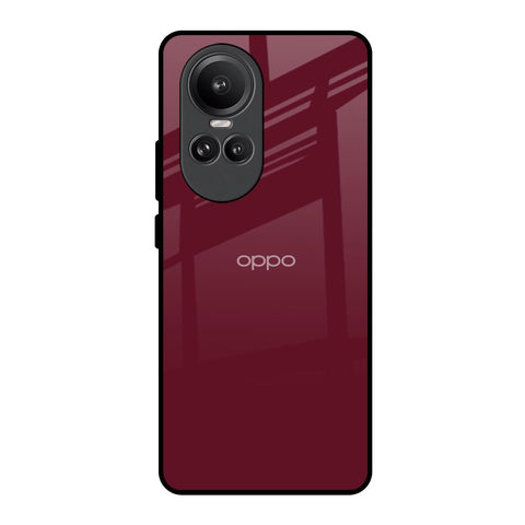 Classic Burgundy Glossy Case for Oppo Reno10 Pro 5G