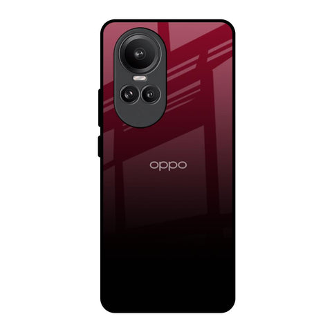 Wine Red Glossy Case For Oppo Reno10 Pro 5G