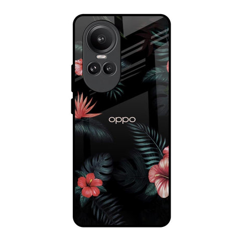 Tropical Art Flower Glossy Case for Oppo Reno10 Pro 5G
