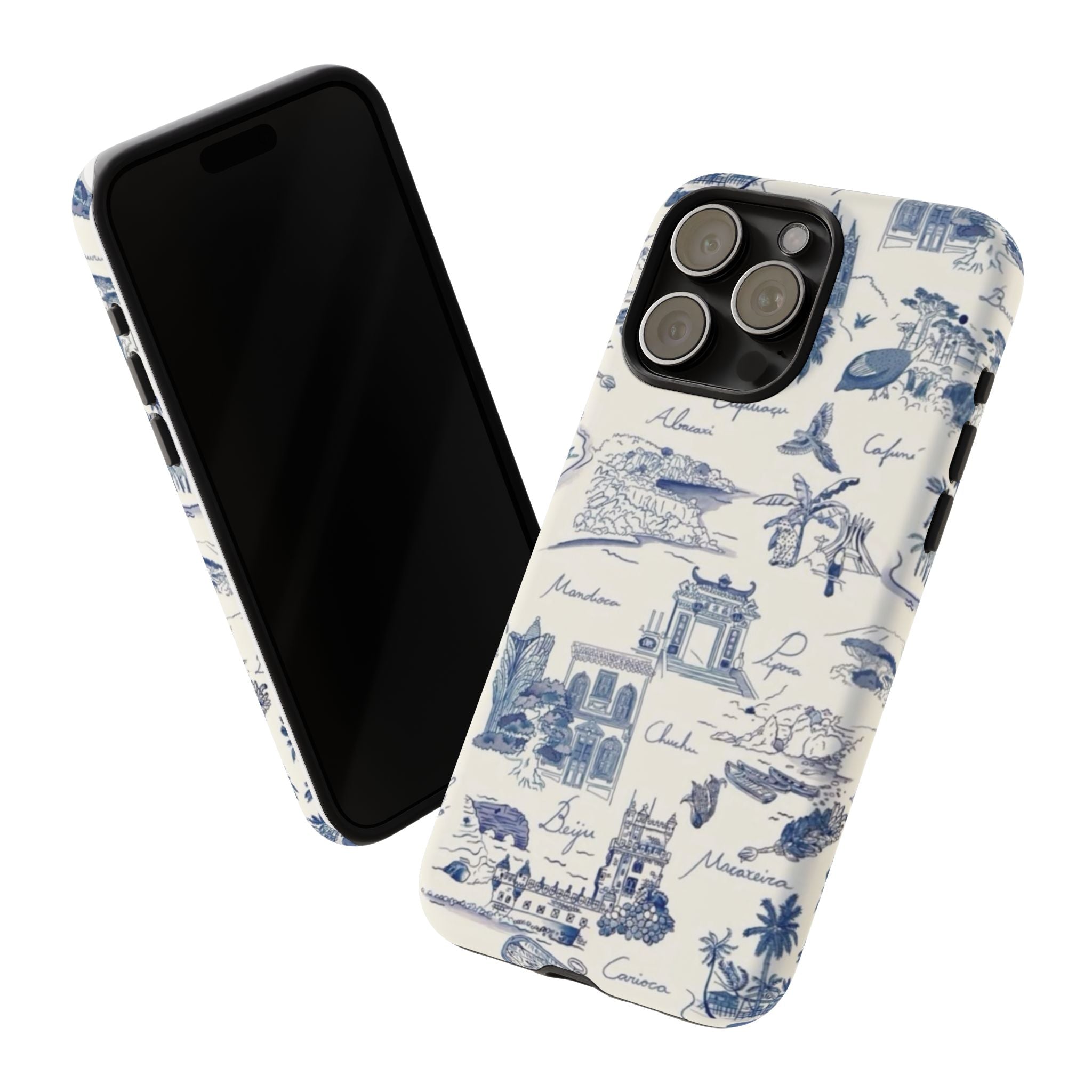 Crimson Bloom Tough Case  Available For All iPhone Models