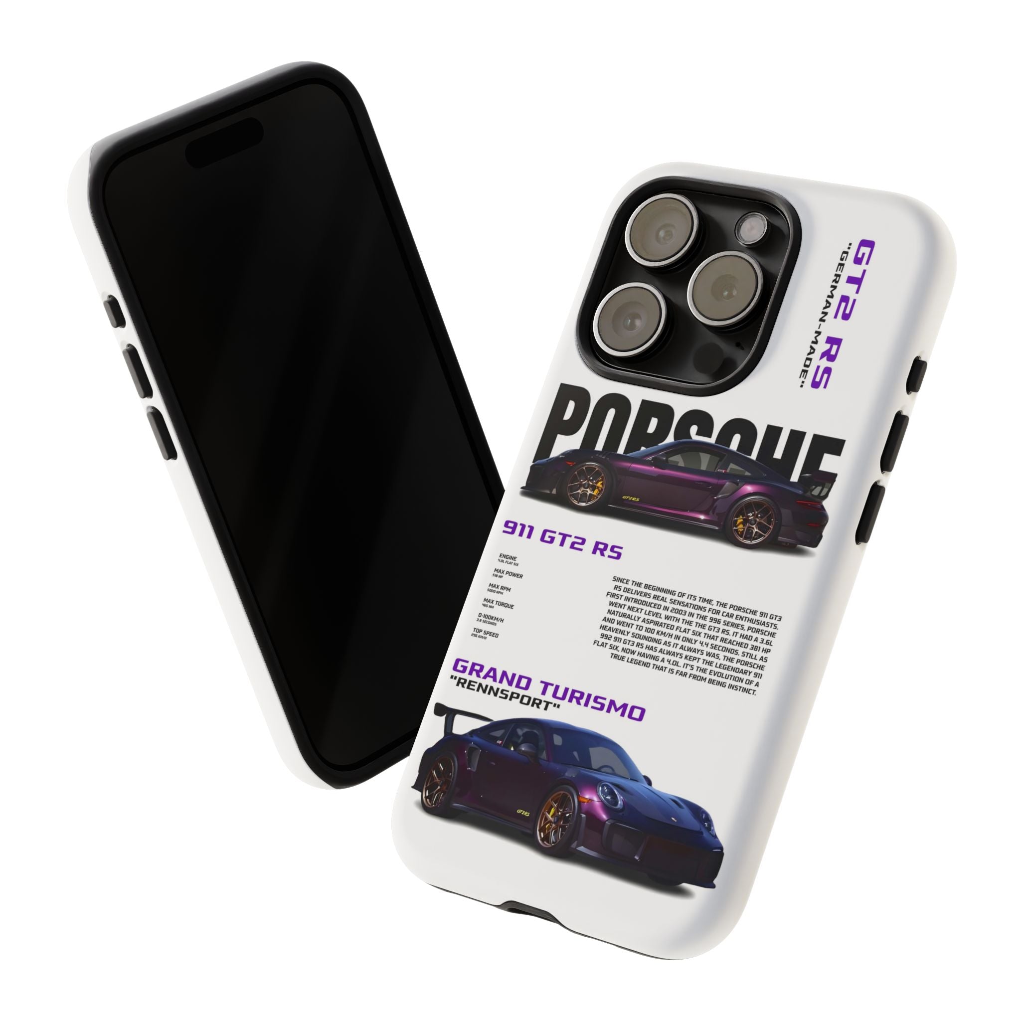 Violet Velocity Tough Case  Available For All iPhone Models