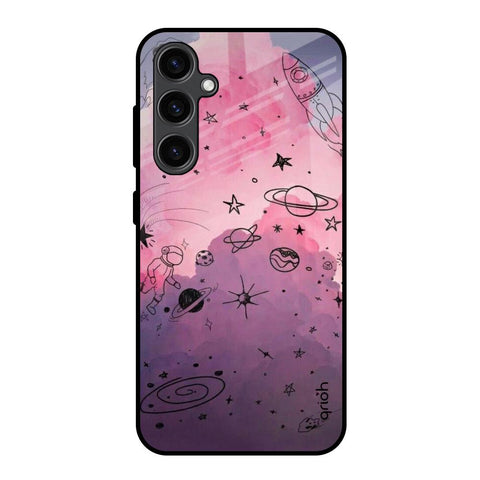 Space Doodles Glossy Case for Samsung Galaxy S23 FE 5G
