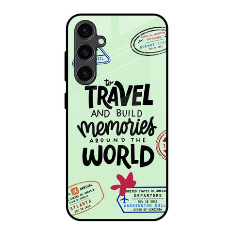 Travel Stamps Glossy Case for Samsung Galaxy S23 FE 5G