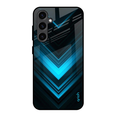 Vertical Blue Arrow Glossy Case For Samsung Galaxy S23 FE 5G