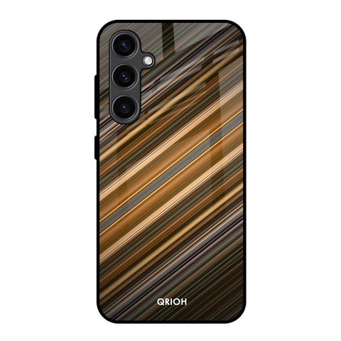 Diagonal Slash Pattern Glossy Case for Samsung Galaxy S23 FE 5G