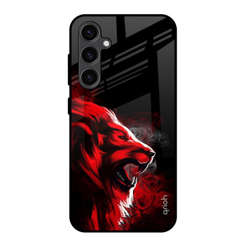 Red Angry Lion Glossy Case for Samsung Galaxy S23 FE 5G