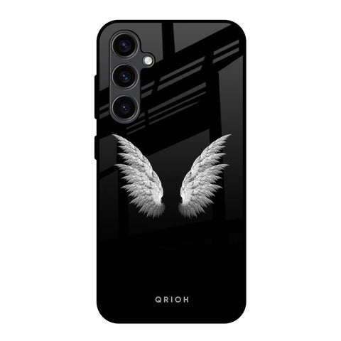 White Angel Wings Glossy Case for Samsung Galaxy S23 FE 5G
