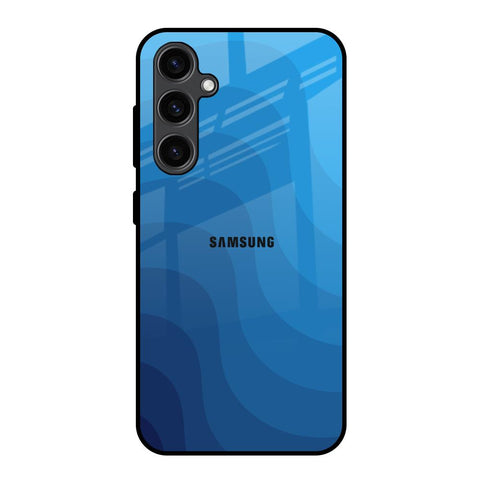 Blue Wave Abstract Glossy Case for Samsung Galaxy S23 FE 5G