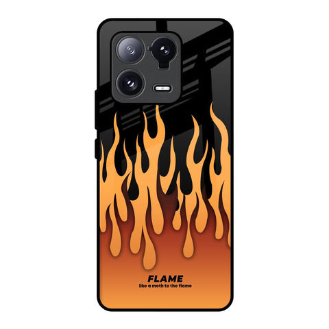 Fire Flame Glossy Case for Mi 13 Pro