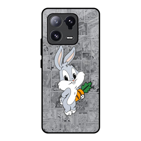 Cute Baby Bunny Glossy Case for Mi 13 Pro