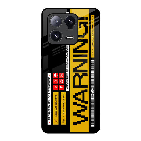 Aircraft Warning Glossy Case for Mi 13 Pro