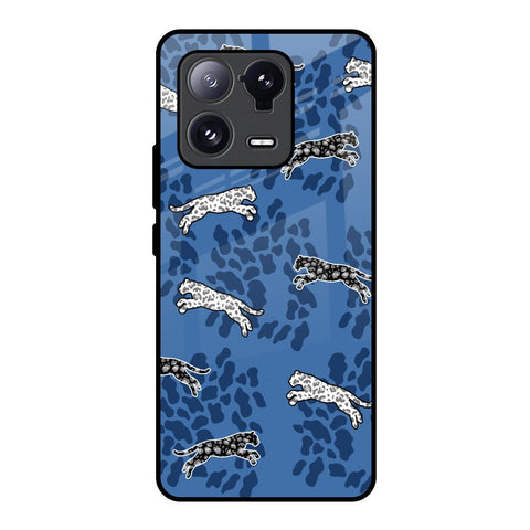 Blue Cheetah Glossy Case for Mi 13 Pro