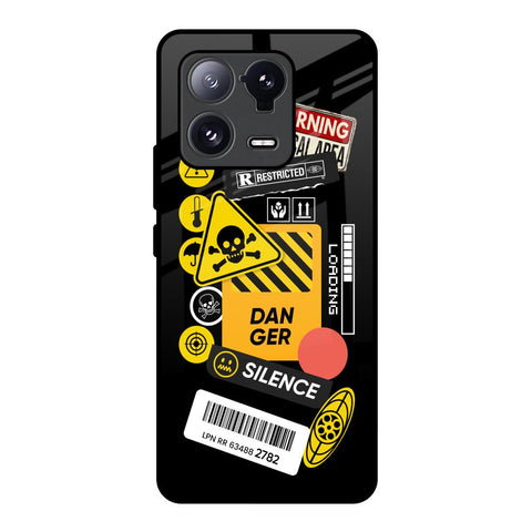 Danger Signs Glossy Case for Mi 13 Pro