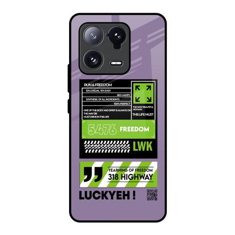 Run & Freedom Glossy Case for Mi 13 Pro