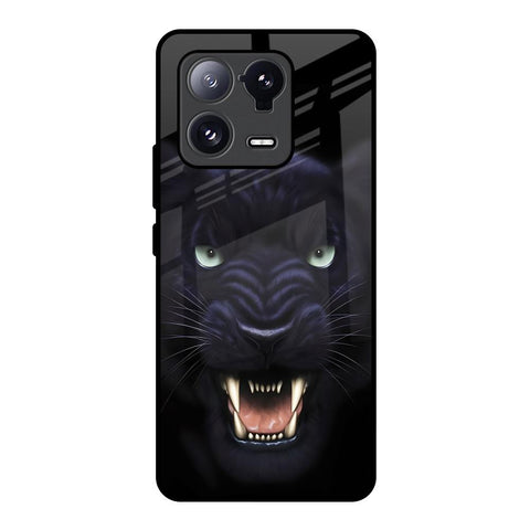 Angry Black Leopard Glossy Case for Mi 13 Pro