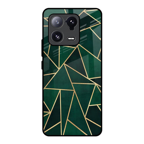 Abstract Green Glossy Case For Mi 13 Pro