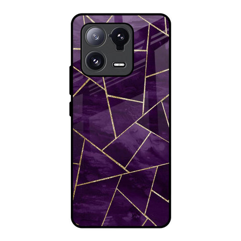 Geometric Purple Glossy Case For Mi 13 Pro
