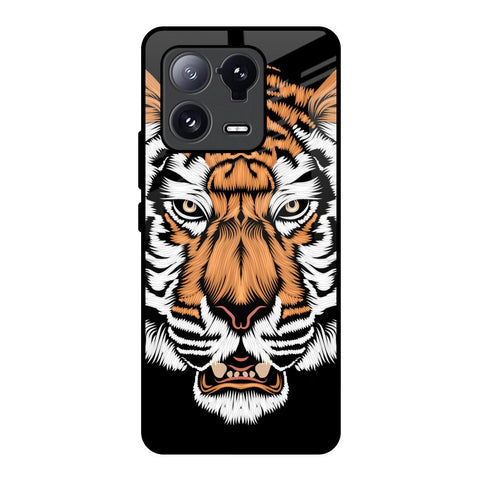 Angry Tiger Glossy Case For Mi 13 Pro