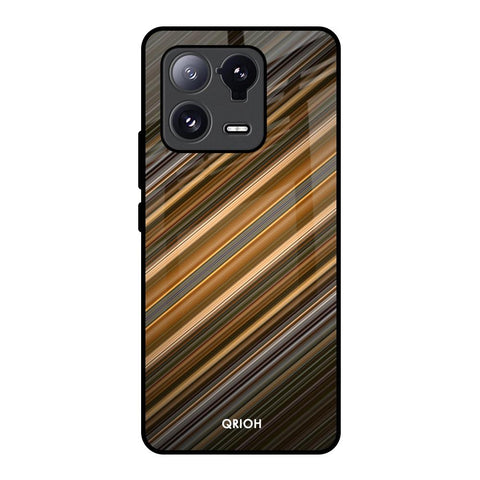 Diagonal Slash Pattern Glossy Case for Mi 13 Pro