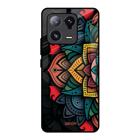 Retro Gorgeous Flower Glossy Case for Mi 13 Pro