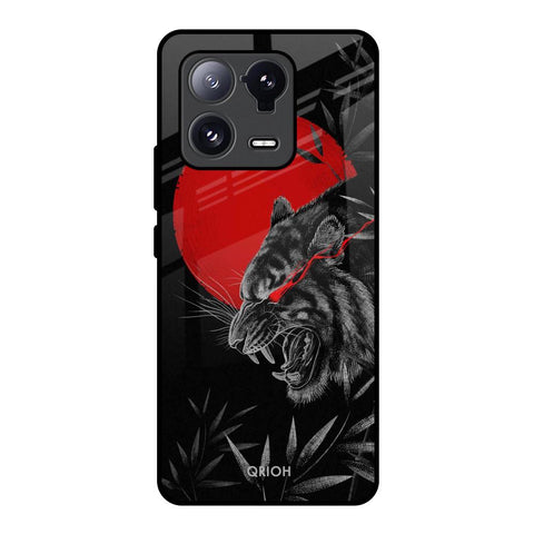 Red Moon Tiger Glossy Case for Mi 13 Pro