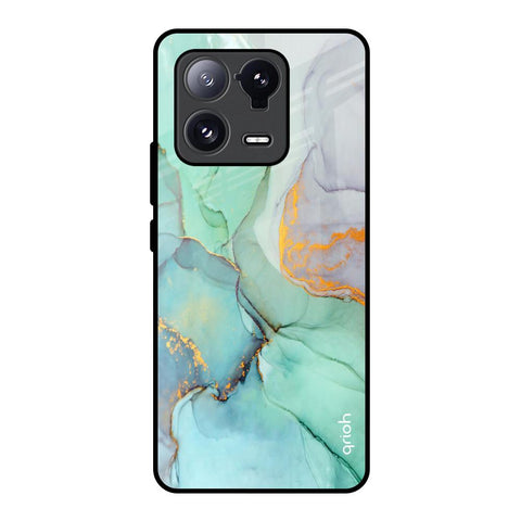 Green Marble Glossy Case for Mi 13 Pro