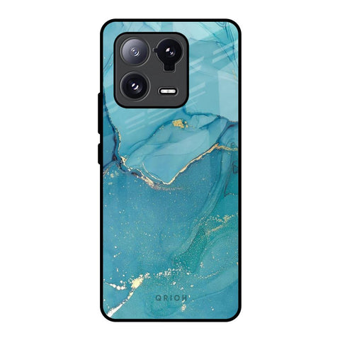 Blue Golden Glitter Glossy Case for Mi 13 Pro