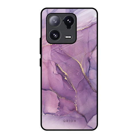 Purple Gold Marble Glossy Case for Mi 13 Pro